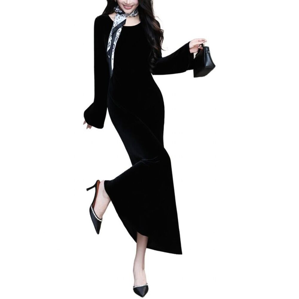 Brc By Burryco Womens  Solid Maxi Dress